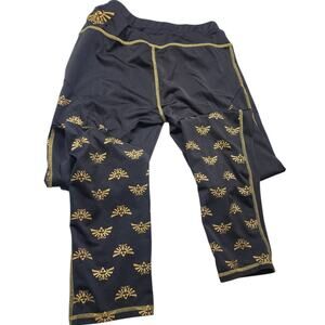 Nintendo Legend Zelda XL 8 Legging Triforce Activewear Tights Stretch Loungewear